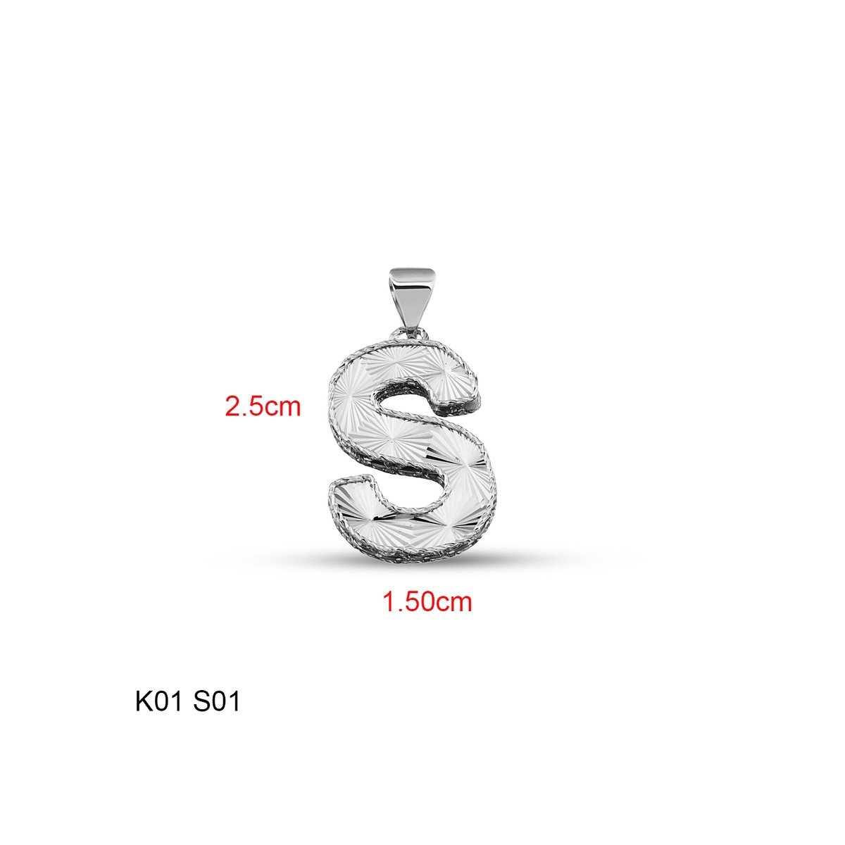 Letter hanger S rond