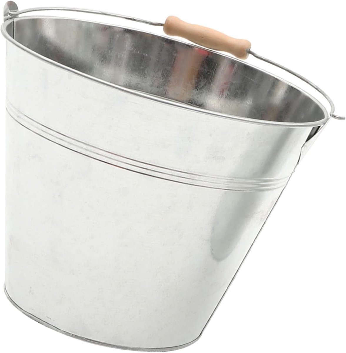 Tuinverbrandingsoven - Ascontainer Buiten - Veilig Kampvuur Creëren - Met Deksel - 23 x 19 cm - Zilver