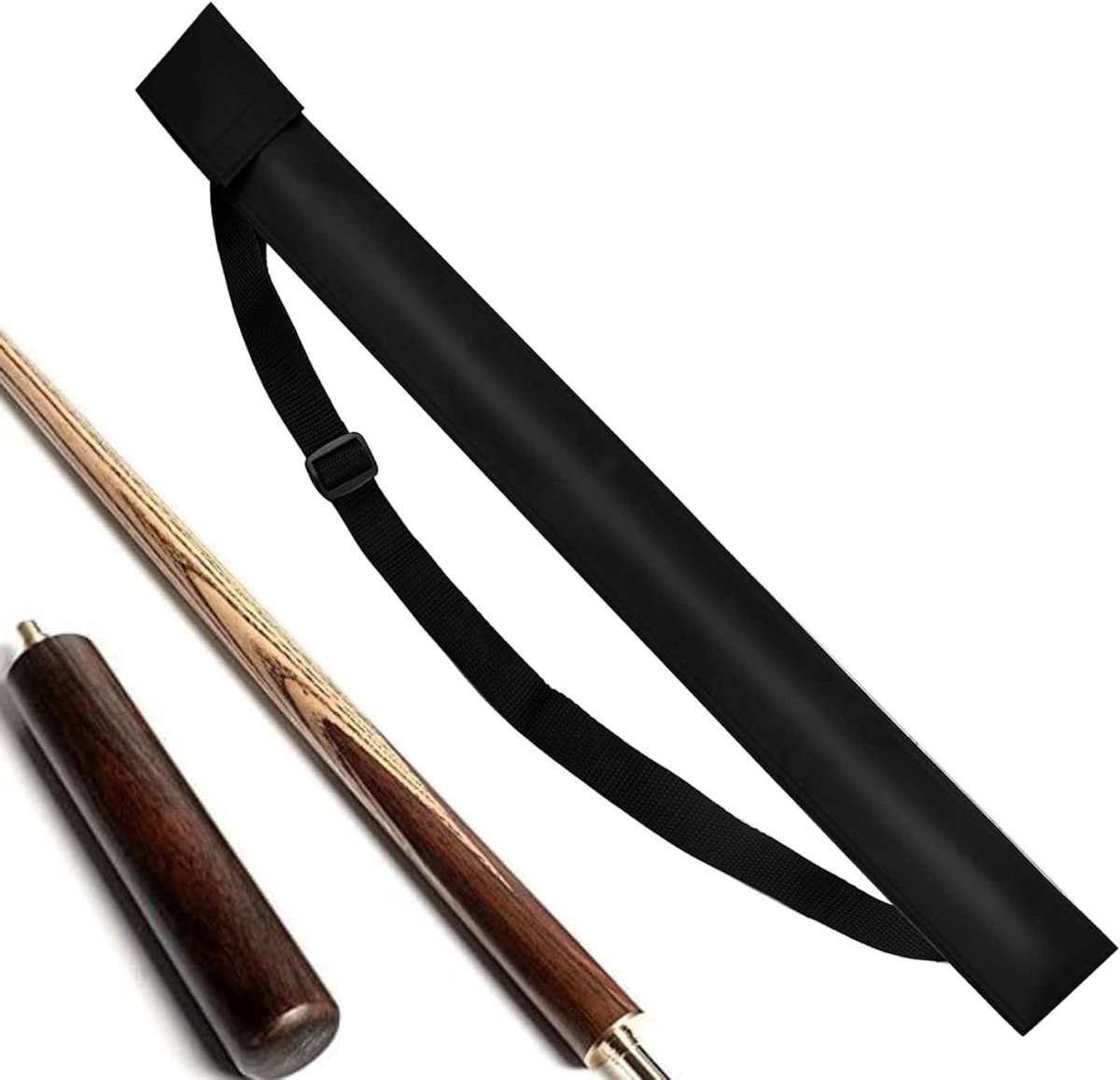 Billiard Stick Opbergtas voor 1/2 en 3/4 Poolkeu, Nylon Bescherming, 32.3 en 46.8 Inch, Ideaal voor Biljartliefhebbers