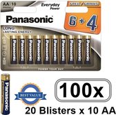 AA/LR6 Panasonic Alkaline Everyday Power - 100 Stuks