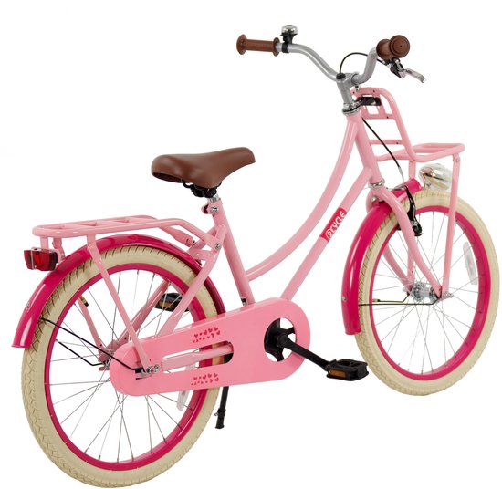 2Cycle Meisjes Transportfiets 20 inch (6-8 jaar) - Roze - Trendy Schoolfiets van 2Cycle — afbeelding 3