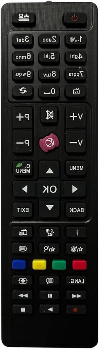Afstandsbediening Televisie - Universele Controller - Programmeren Televisie - Specifieke Compatibiliteit - 10 Meter Bereik - Zwart