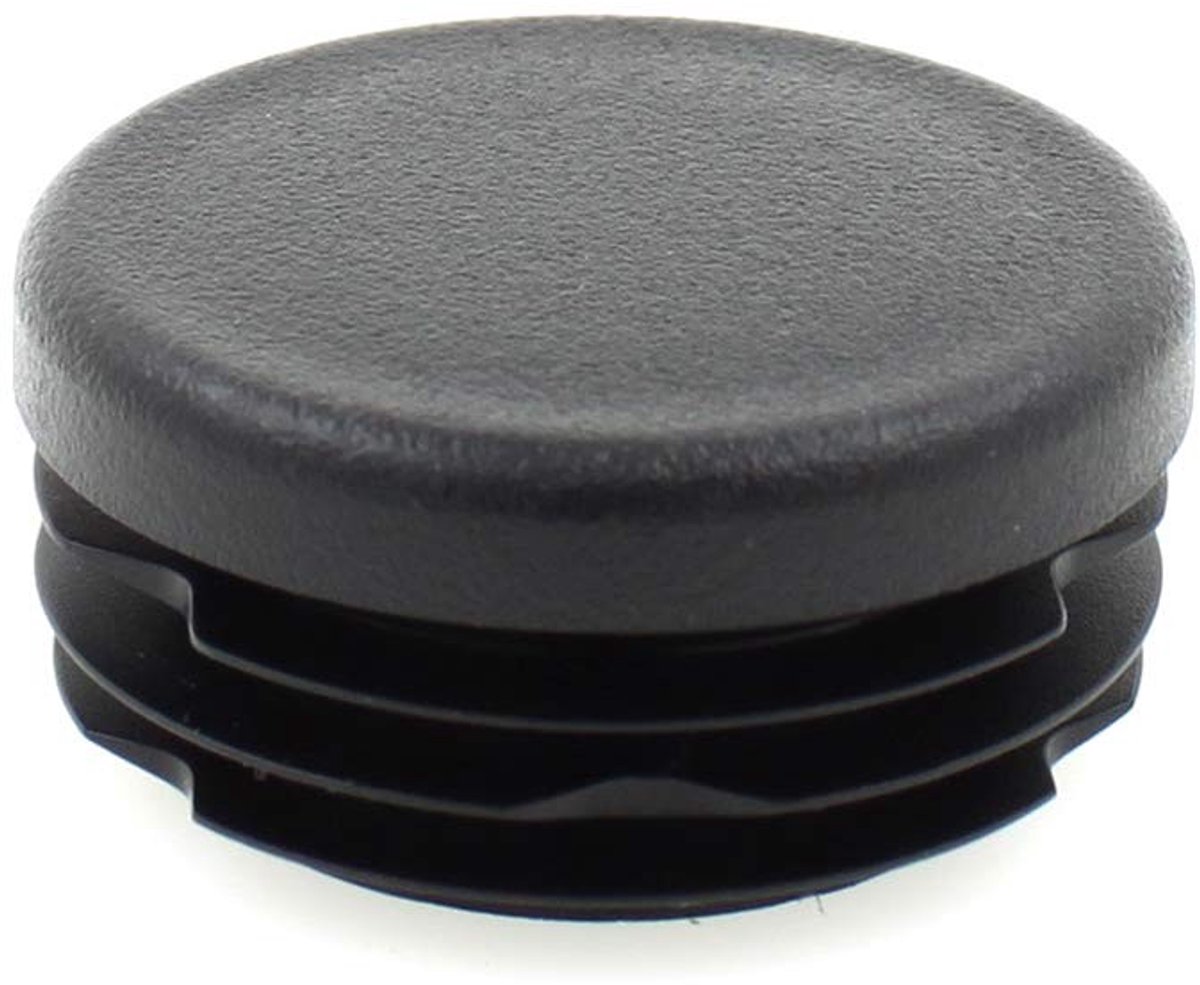 Dailygoods- Einddoppen 30mm - 16 Stuks - Ronde Inzetstukken - Geribbelde Cap - Bescherming Vloeren - Voor Tafel/Stoel Meubels - Buisdoppen