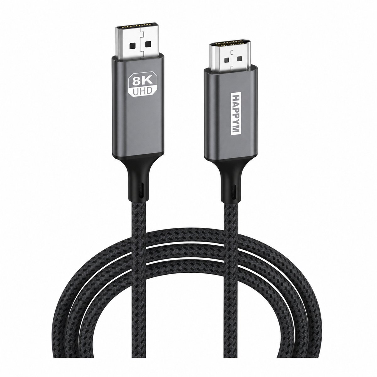 Happym Displayport 1.4 naar HDMI Kabel - 8K 60Hz - 2 Meter