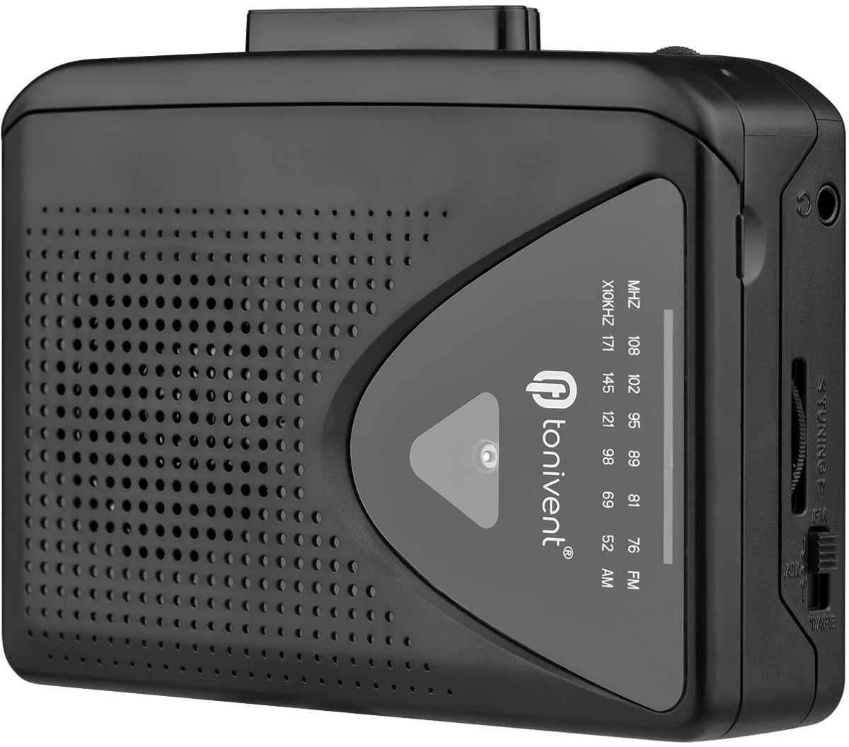 Dailygoods - Portable Cassette Speler - AM/FM Radio - Mini Stereo Tape Speler - Ideaal voor Muziek - Compact Formaat - Geschikt voor Thuisgebruik - Dr...