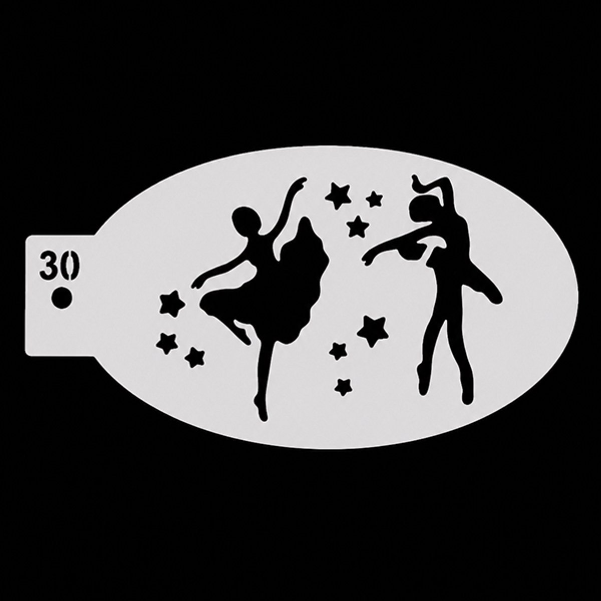 Ballet Dancers Stencil