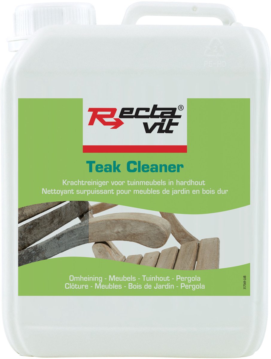 Rectavit - Teak Cleaner - 2,5l - Transparant