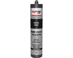 Rectavit Kachelkit Recta-Mastic 1500 - Zwart - 310ml - tot 1500Â°C