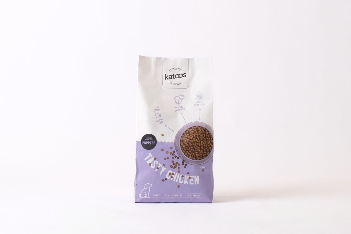 Katoos - Tasty Chicken - Premium food voor puppy's - 1 kg