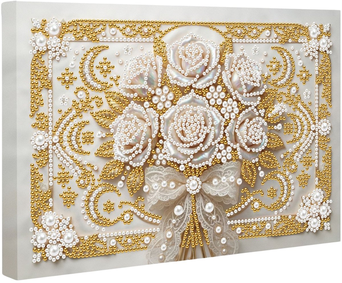 Adorzy Diamond Painting Op Canvas Mandala – Pearl Paintings - Diamond Painting Volwassenen – Diamond Painting Volledig Pakket