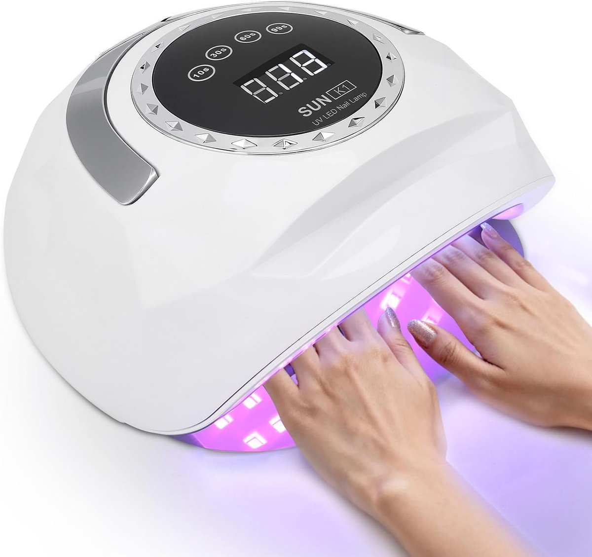 UV lamp nagels - LED nageldroger - Gelnagels uitharden - 72 LED kralen - 268 W - Wit