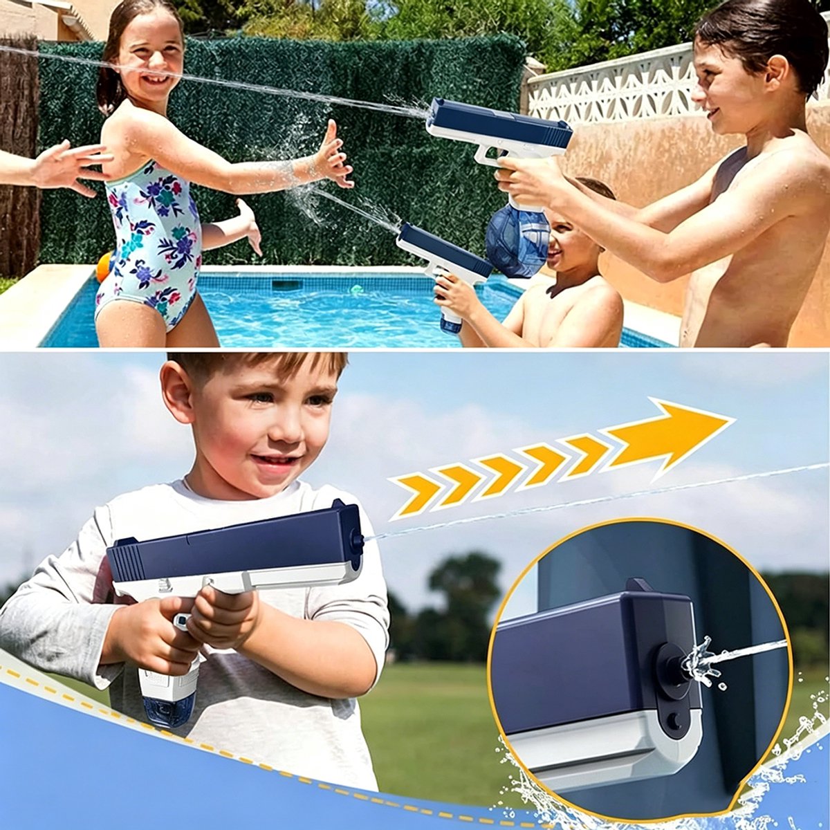 Elektrisch Waterpistool - Automatisch Waterpistool Voor Kinderen - Waterpistool - Buitenspeelgoed Voor De Zomer Cadeau — afbeelding 15