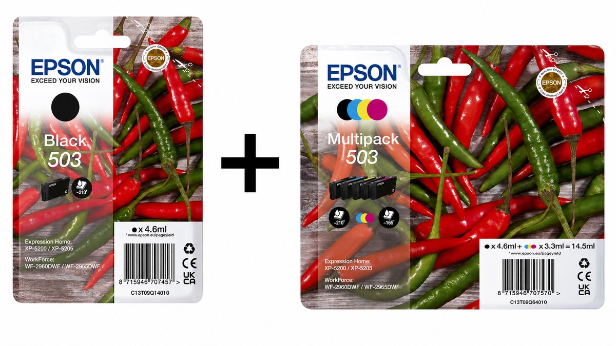 Epson 503 multi pack + black