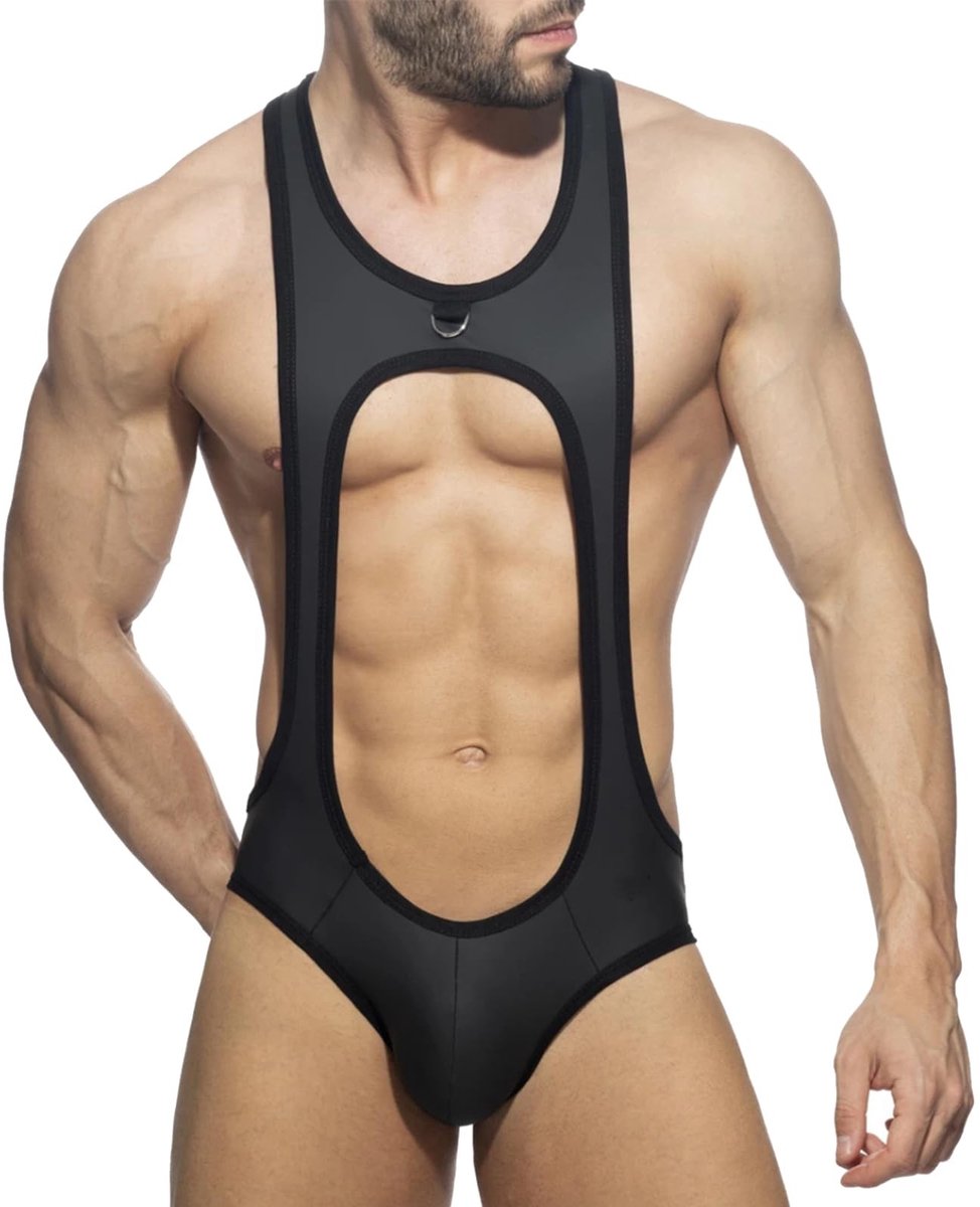 Dailygoods- Stringbody Mouwloos - Herenbody van Rekbaar Materiaal - Sexy Ondergoed - Casual Slip - Comfortabel Ontwerp - Ideaal voor Zomerdagen - Body