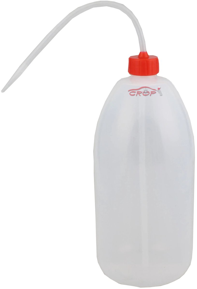 COLAD Doseerknijpfles met gebogen hals 1 liter