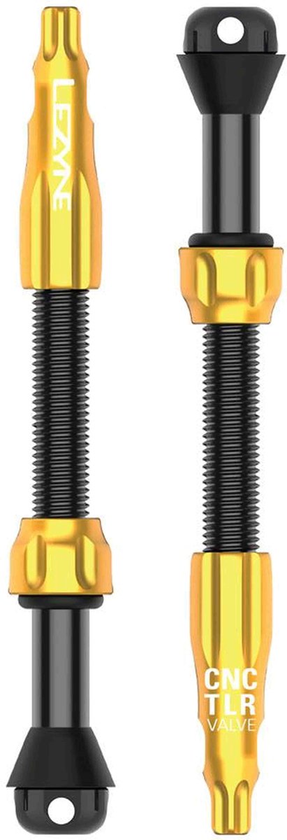 Lezyne Tubeless ventiel CNC TLR ventiel Pro 60 mm - goud