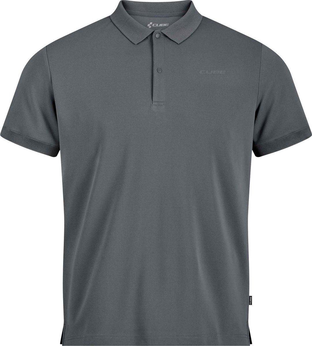 CUBE T-shirt Tech polo Dark grijs XL