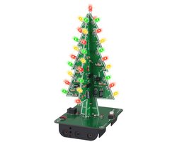 Dailygoods - Kerstboom soldeer set - DIY Elektronica kit - Creatieve kerstdecoratie - Multicolor knipperlicht - Perfect voor hobbyisten - Leer zelf so...