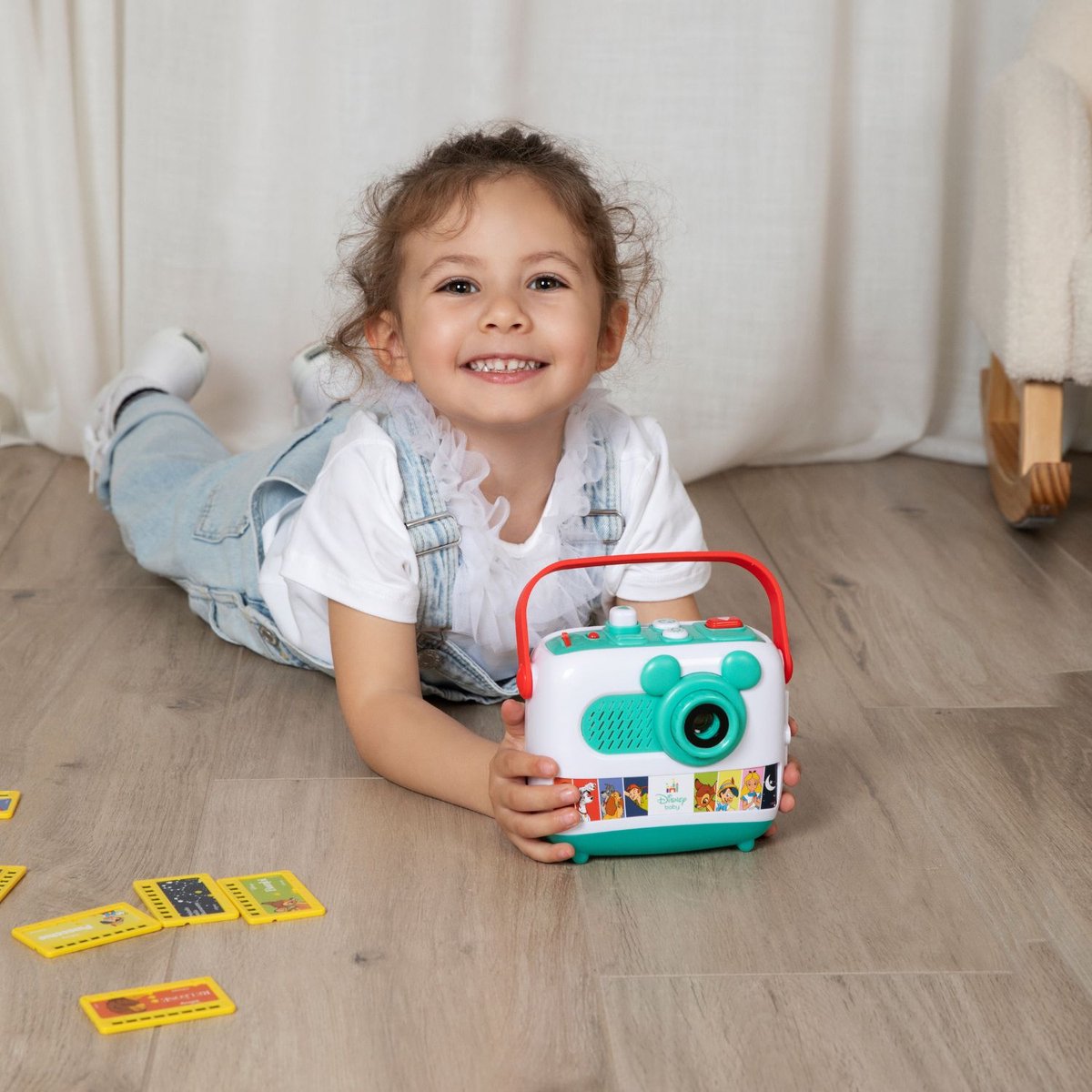 Clementoni Disney Baby Voorleesprojector Lion King & Bambi en Meer - Nachtlampje Kinderen - Projector met Muziek en Verhalen - vanaf 1 tot 6 Jaar — afbeelding 2