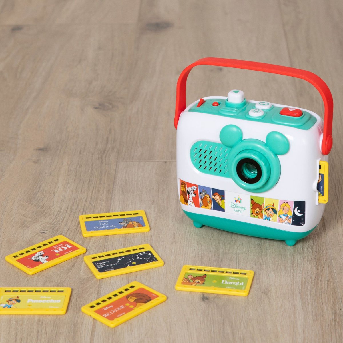 Clementoni Disney Baby Voorleesprojector Lion King & Bambi en Meer - Nachtlampje Kinderen - Projector met Muziek en Verhalen - vanaf 1 tot 6 Jaar — afbeelding 4
