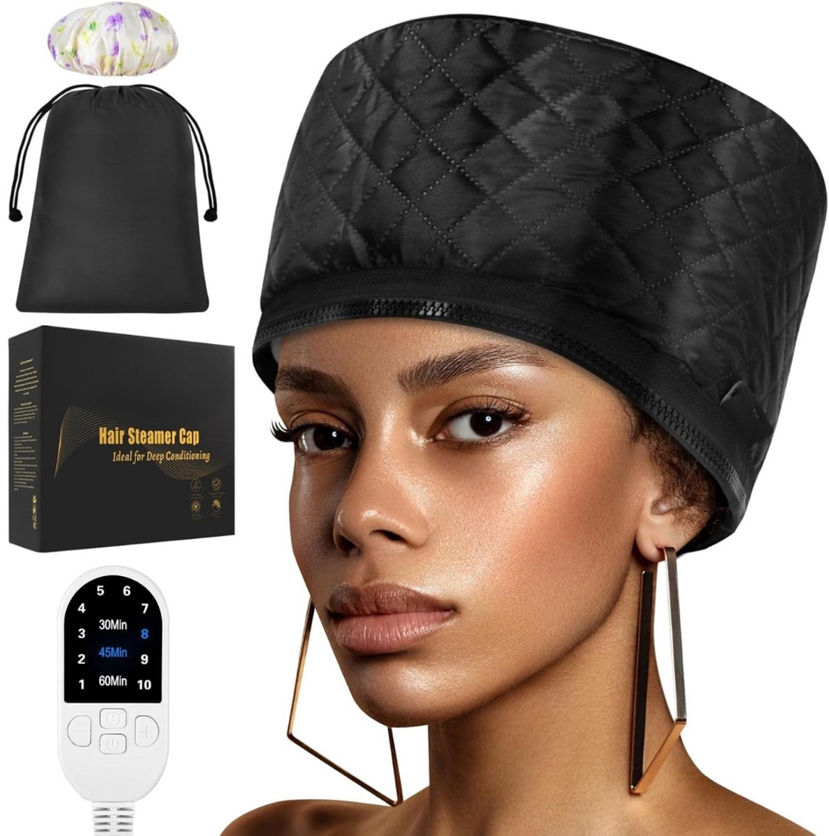 Haardroogkap - Droogkap - Droogkap Opblaasbaar Bonnet - Haardroger met Droogkap - Haardroger krullen - Haardroger Kap - Waterdicht