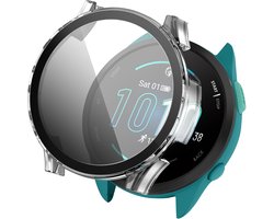 Hoesje Full Cover - Geschikt voor Garmin Forerunner 165 / 165 Music - Screen protector - Case/Cover - Transparant