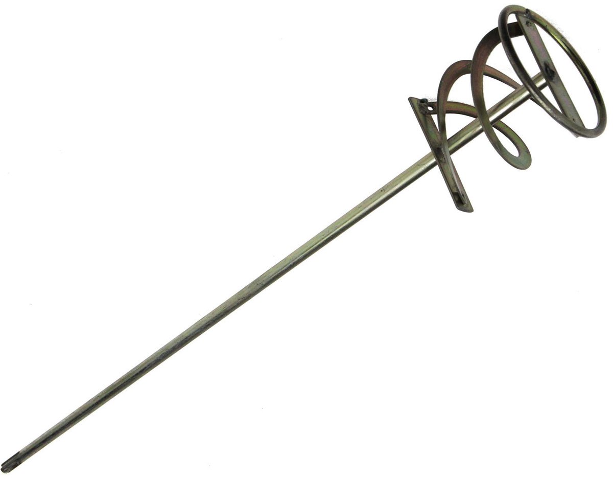 Dailygoods- Mengen Paddle 500 mm - SDS Boorhouder - Spiraalmixer - Verf/Gips/Hechting - Zink - Volledig gelast - Mixer