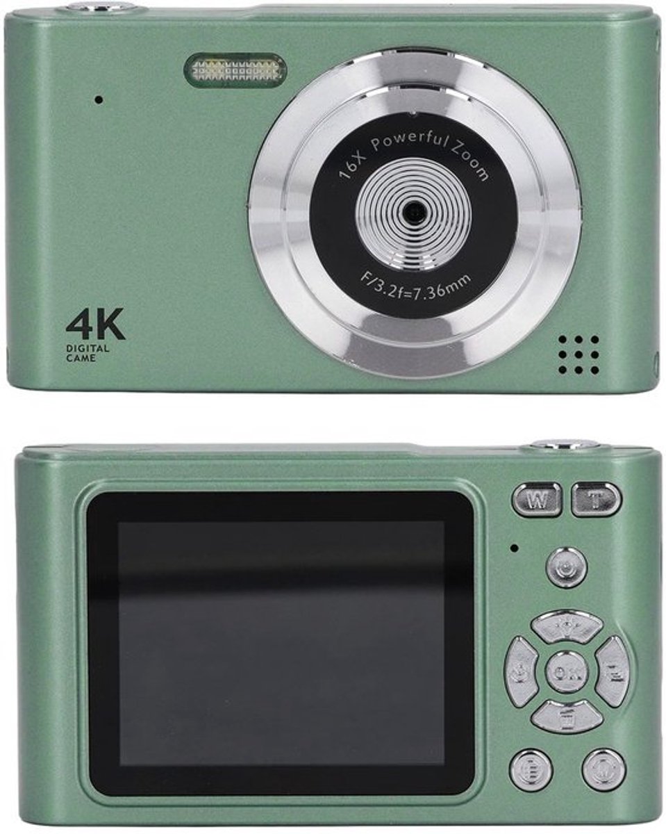 Allecto - 48Mp digitale camera - compacte vlogcamera - 2,5K Hd video