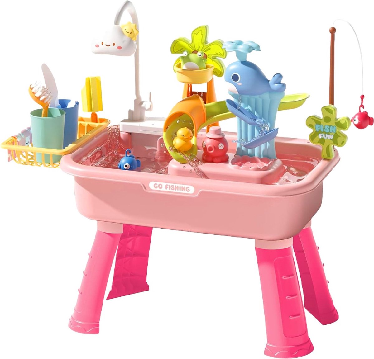 Eco Toys Roze Dolfijn Elektrische Watertafel