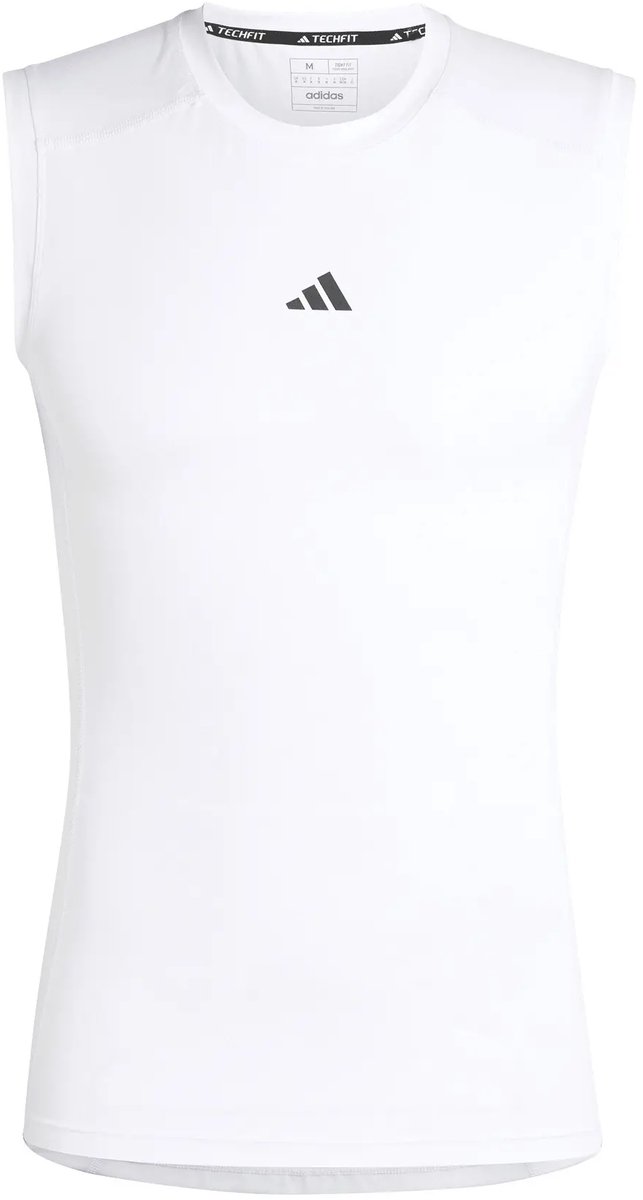 Opleiding top adidas Techfit Wit