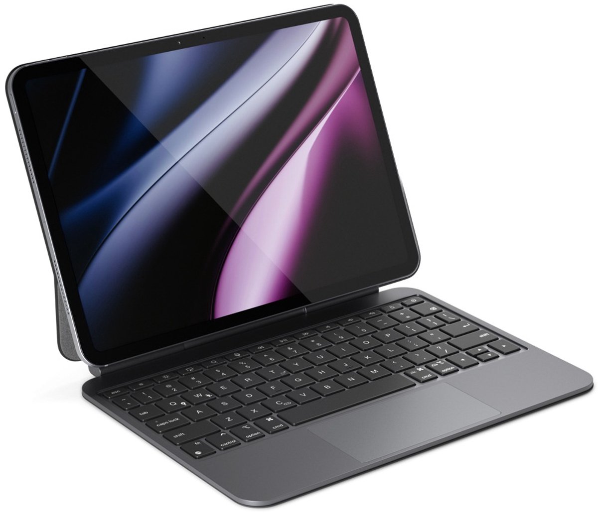 Epico UltraBoard Slim Aluminium Toetsenbord Case QWERTY (US) voor Apple iPad Pro 11 inch (2018-2022) / iPad Air 11 inch (2020-2026) Space Black