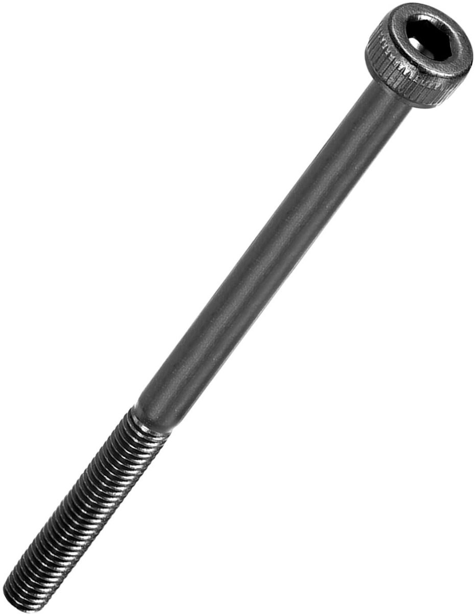 Dailygoods- Cilinderbout 10 stuks - Koolstofstaal - Binnenzeskant - M3-0,5 x 60 mm - Duurzaam - Industrieel gebruik - Schroef