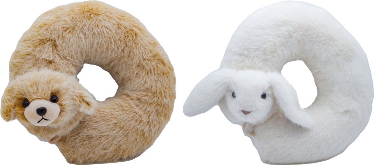 Cute since 1999 - Nekkussen Bundel - Hond Nekkussen & Konijn Nekkussen Gordelhoes - Nekkussen voor Kind - Ultiem Comfort