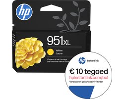 HP 951 - Inktcartridge Geel + Instant Ink tegoed