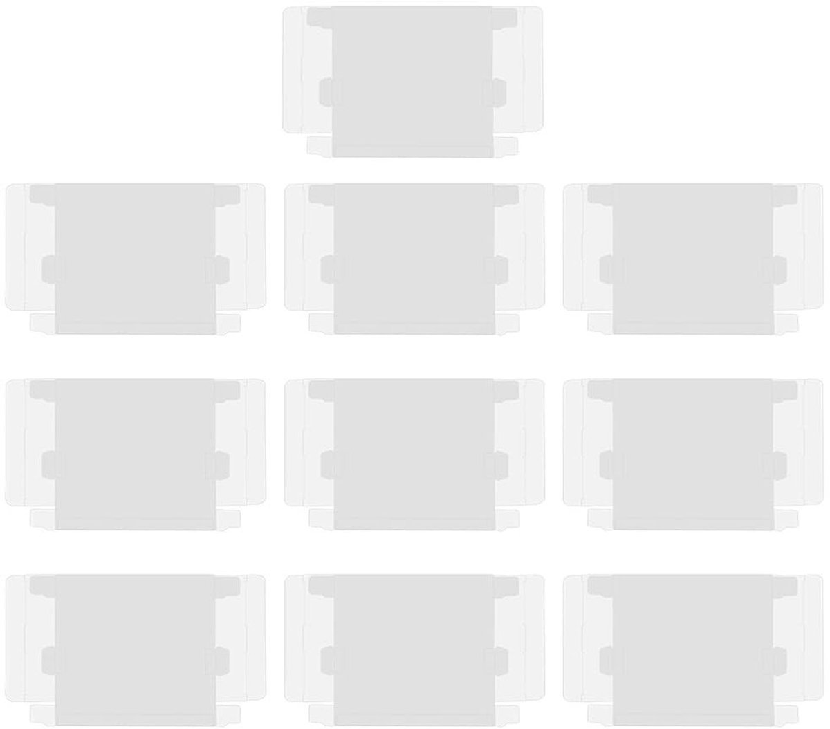 Dailygoods- Cartridge Box Beschermers Set van 10 - Transparant - Duurzaam - Voor SNES/N64 - Bescherming tegen Krassen - Milieuvriendelijk PET - Gamebox