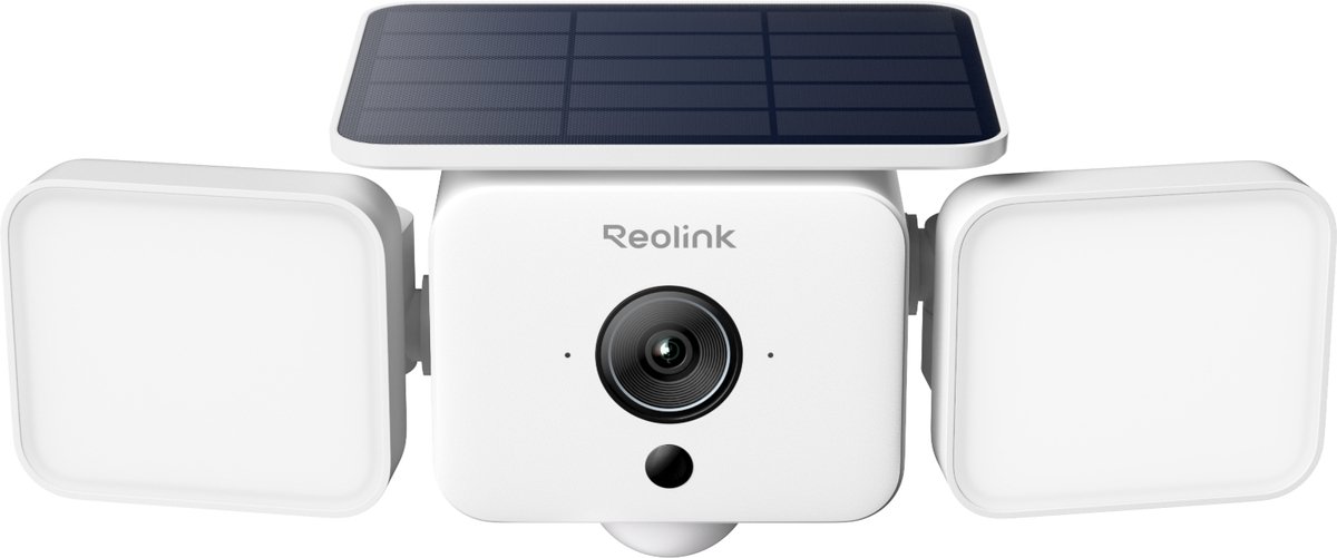 Reolink 4MP Draadloze Buitenschijnwerpercamera - SolarEase™-Opladen - Geluids- En Lichtalarm - Slimme Detectie - WiFi 6 - F310B