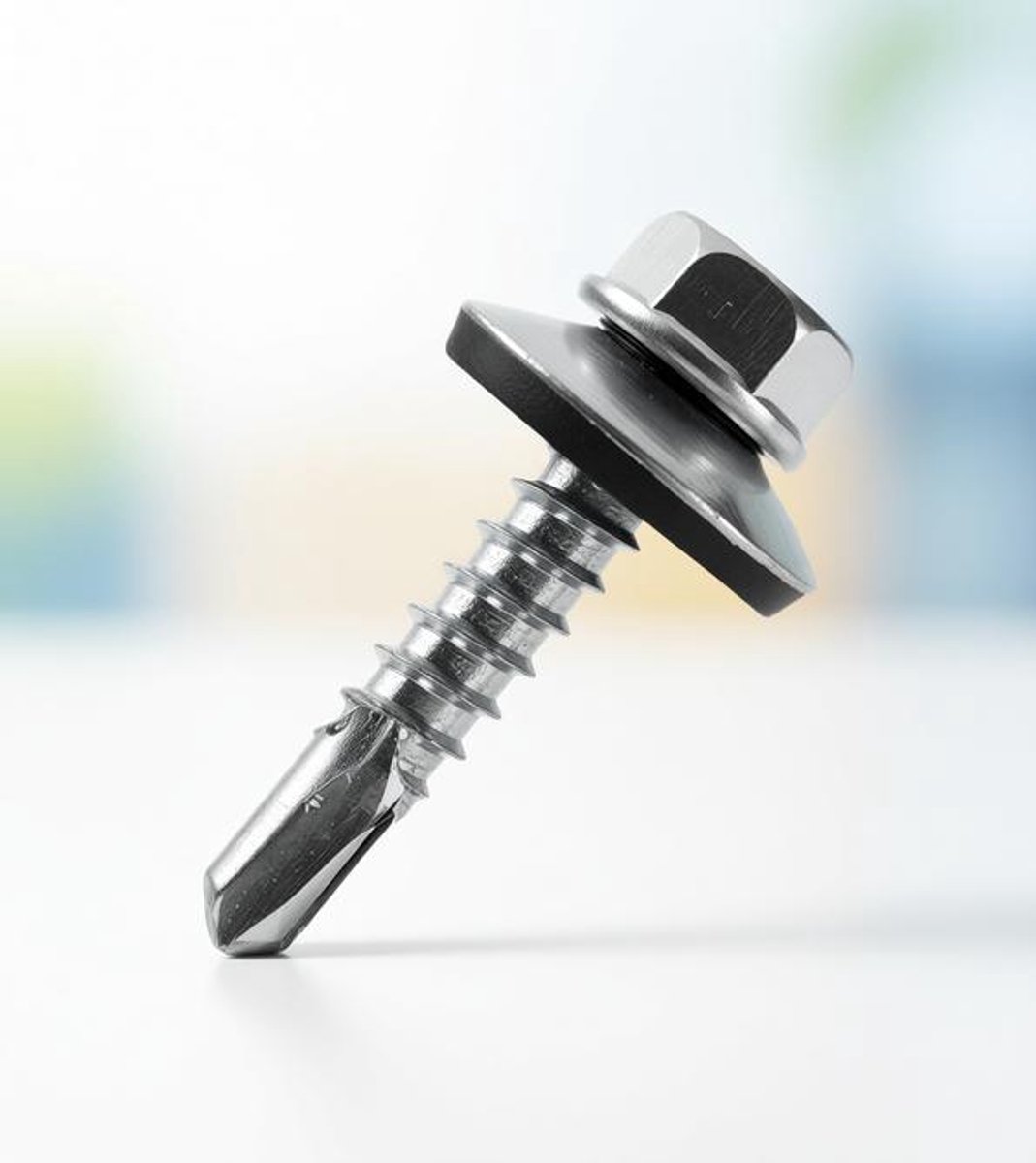 ElleMooi Zelfborende schroeven M5 - 300 stuks - 5,5 x 22 mm - Zeskantschroeven met sluitring voor metaal en hout