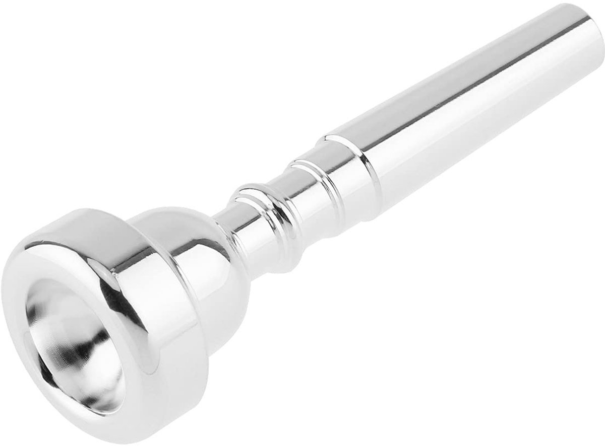 SMOAKEZ- Trompet Mondstuk Verzilverd 5C - Vervangingsmondstuk - Koperlegering - Geschikt voor Beginners/Professionals - Compact Formaat - Hoogwaardige Kwaliteit - Trompetaccessoire