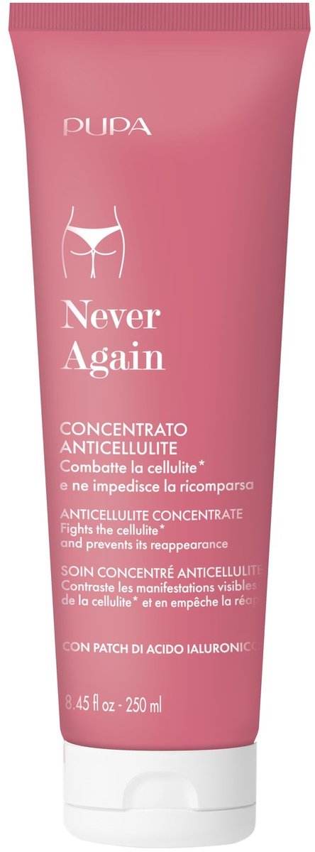 Pupa Never Again Anticellulite Concentrate - 250ml - Verstevigend