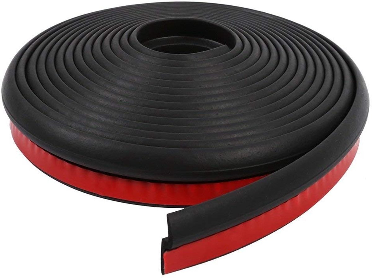 Dailygoods- Rubber Seal 4M Z Vorm - Auto Deur/Window Strip - Geluidsisolatie - EPDM Rubber
