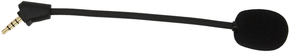 Dailygoods - Afneembare Gamingmicrofoon - Ruisonderdrukking - Flexibele Arm - 360° Draaibaar - Microfoonvervanging - Compatibel met Hyper X Cloud - Id...