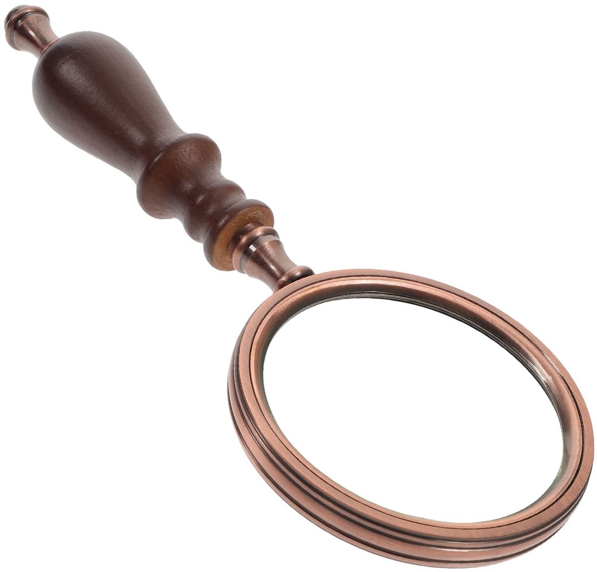 Dailygoods - Antiek Vergrootglas met Houten Handvat