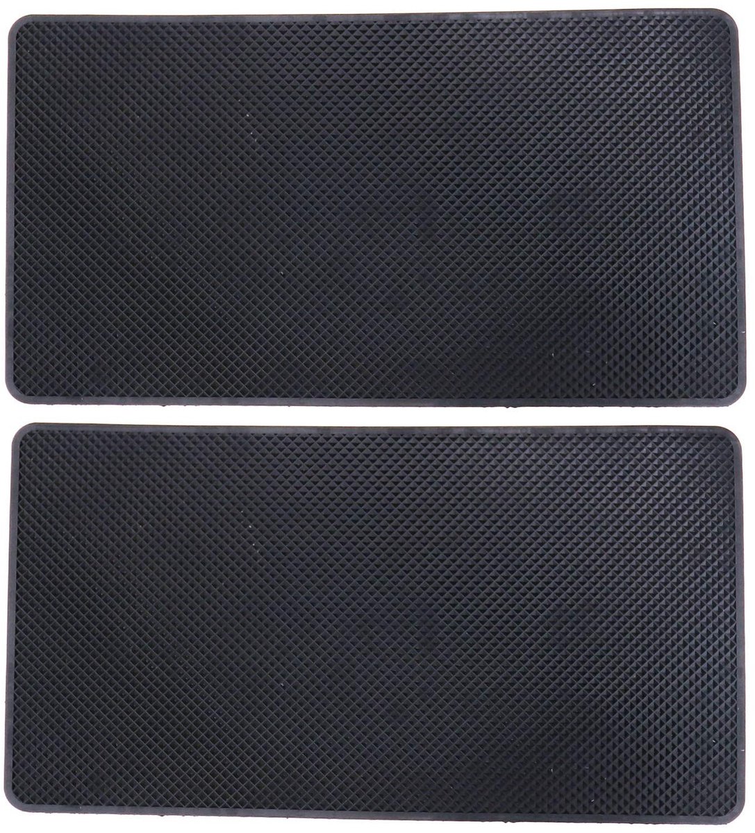 Dailygoods- Antislip Mat Zwart - Silicagel - Autohouder - Wasbaar - 27 x 15 x 0,2 cm - Voorkomt wegglijden van voorwerpen - Dashboardhouder