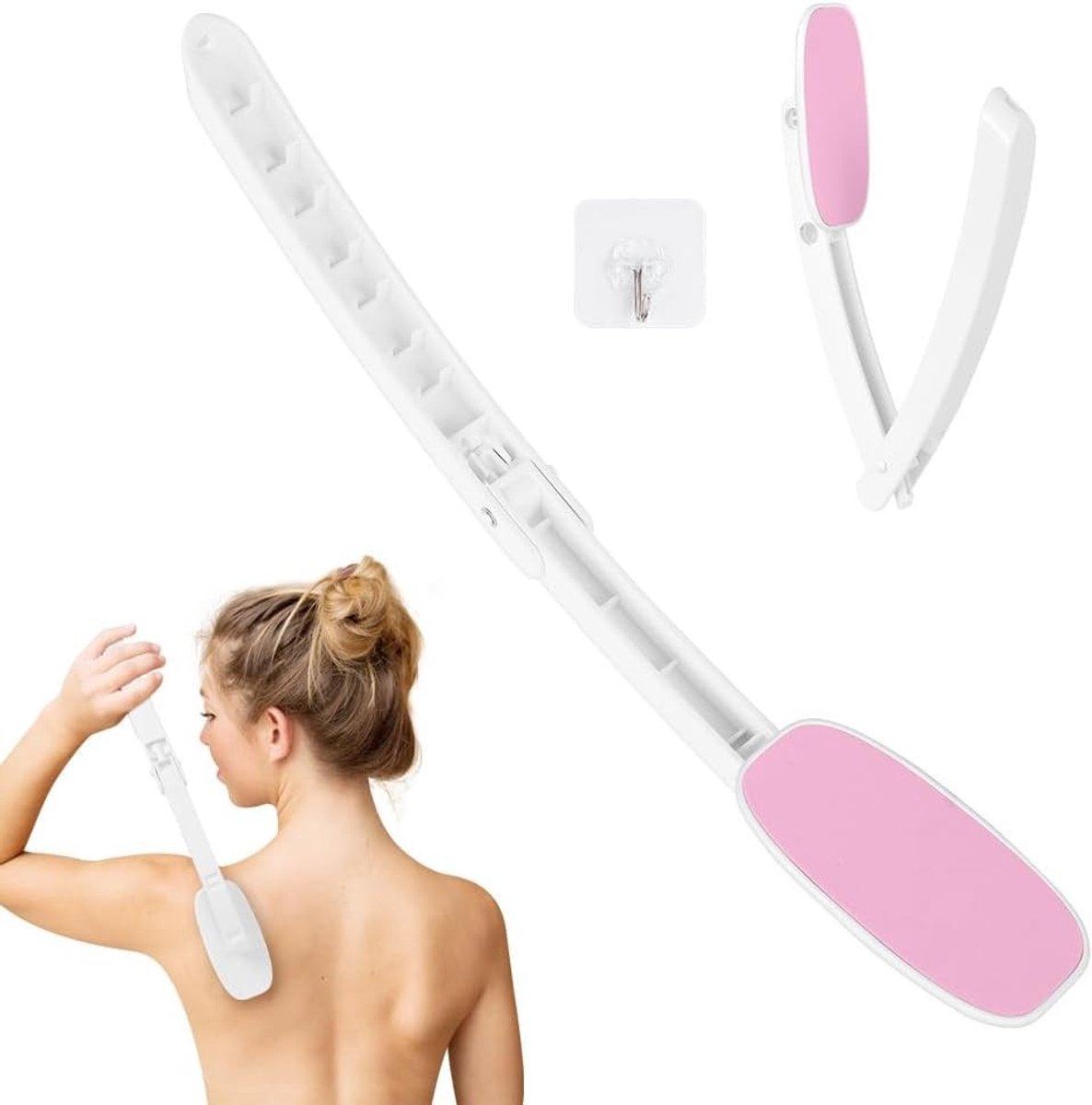 SnelShoppen - LOPHE Zelfbruiner Applicator met Lange Handgreep - Herbruikbare Borstel voor een Flawless Tan - Geschikt voor Mannen en Vrouwen - Ideaal