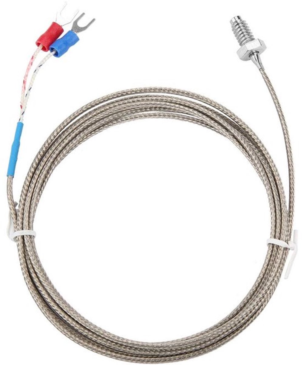 Allecto - Temperatuursensor - Hoge Nauwkeurigheid - 2 Meter Draad - K