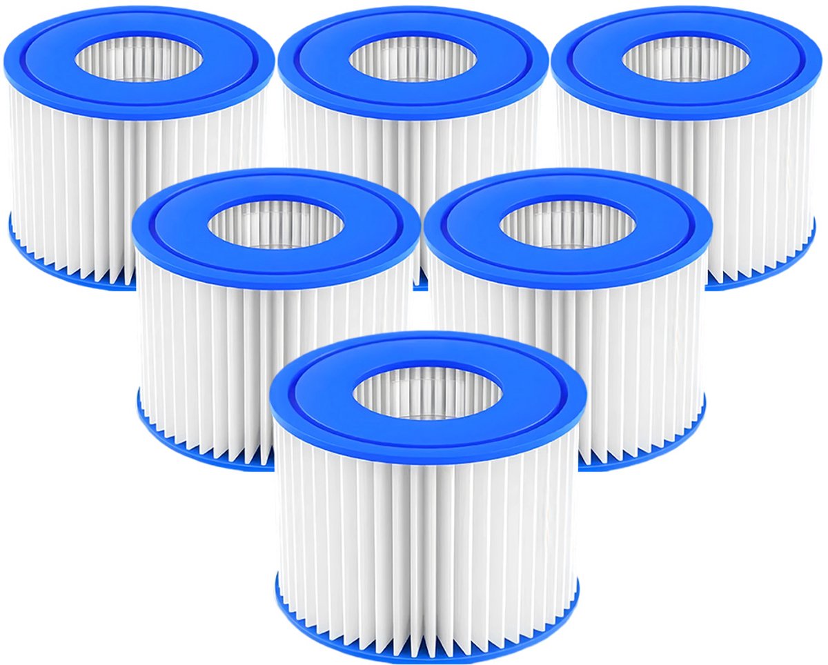 Filter Cartridge Type VI - Jacuzzi Accessoires - Filtercartridge voor Zwembad & Spa - 6 Stuks