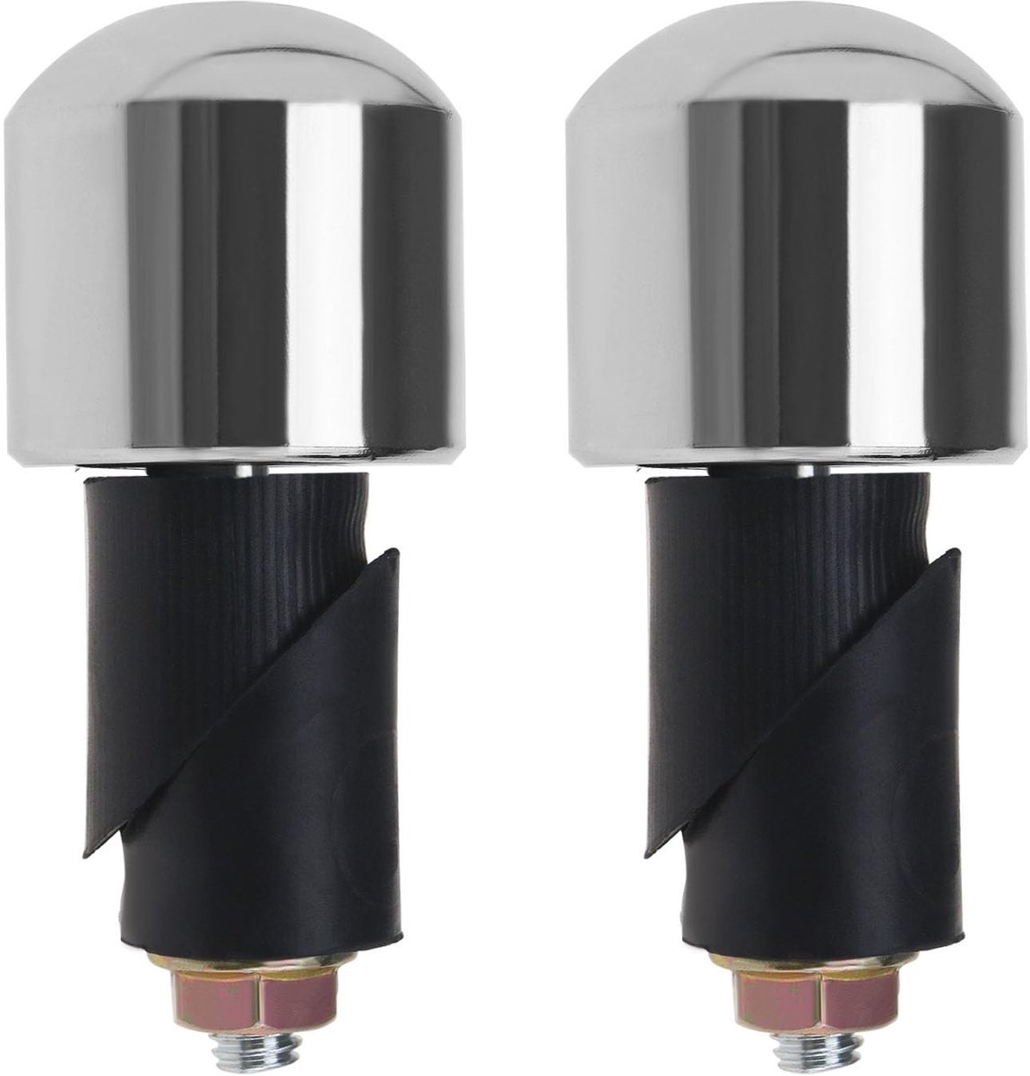 BRENZOOS - Motorfiets Handvat Bar End Plugs voor Stuur met 22 mm Diameter