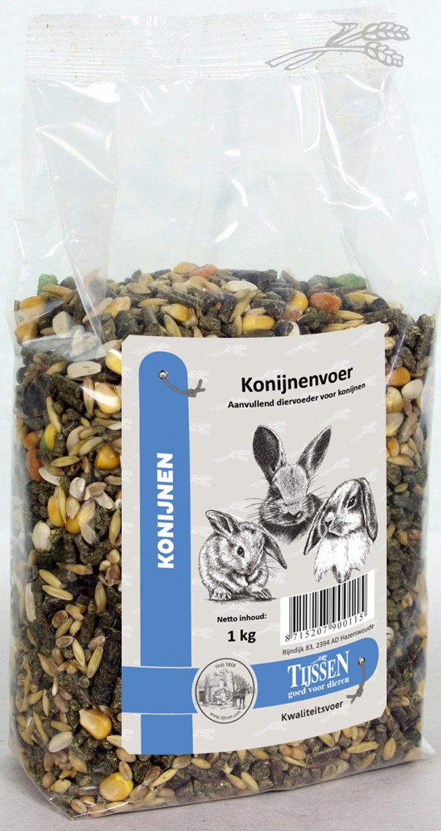 Tijssen Gemengd Konijnenvoer - 4,5kg