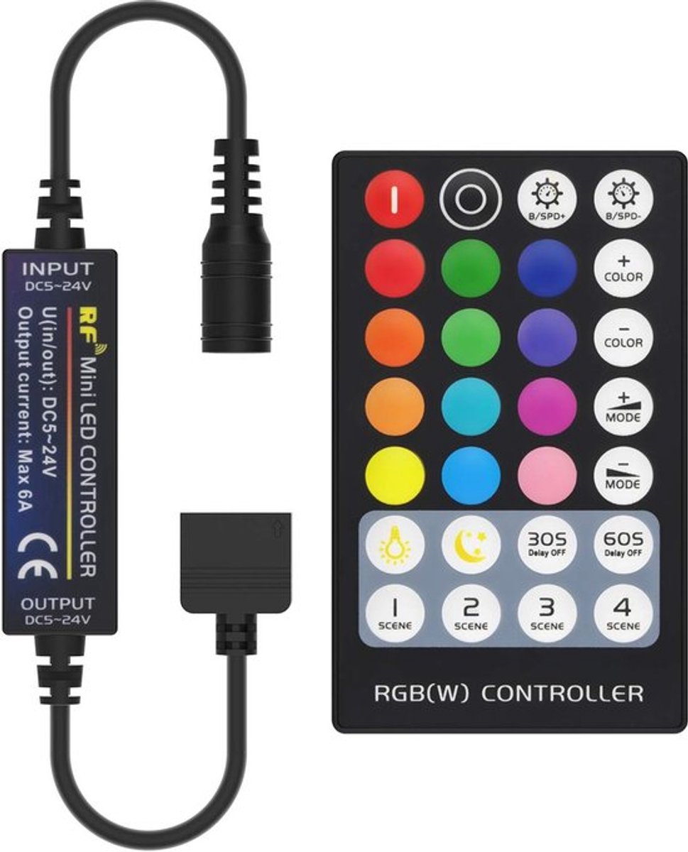 Allecto - Mini 5 Controller - Rf Afstandsbediening - Led Strips