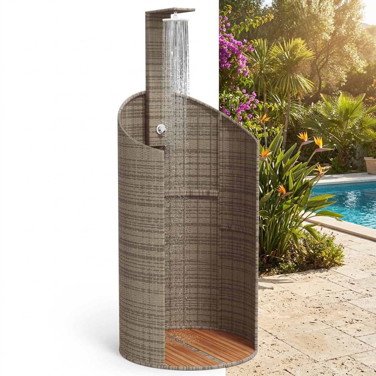 Buitendouche - Tuindouche - Voor Tuin - Camping - Zwembad - Grijs